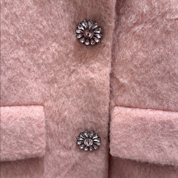 Kate Spade Pink Faux Fur Coat - Picture 3 of 3
